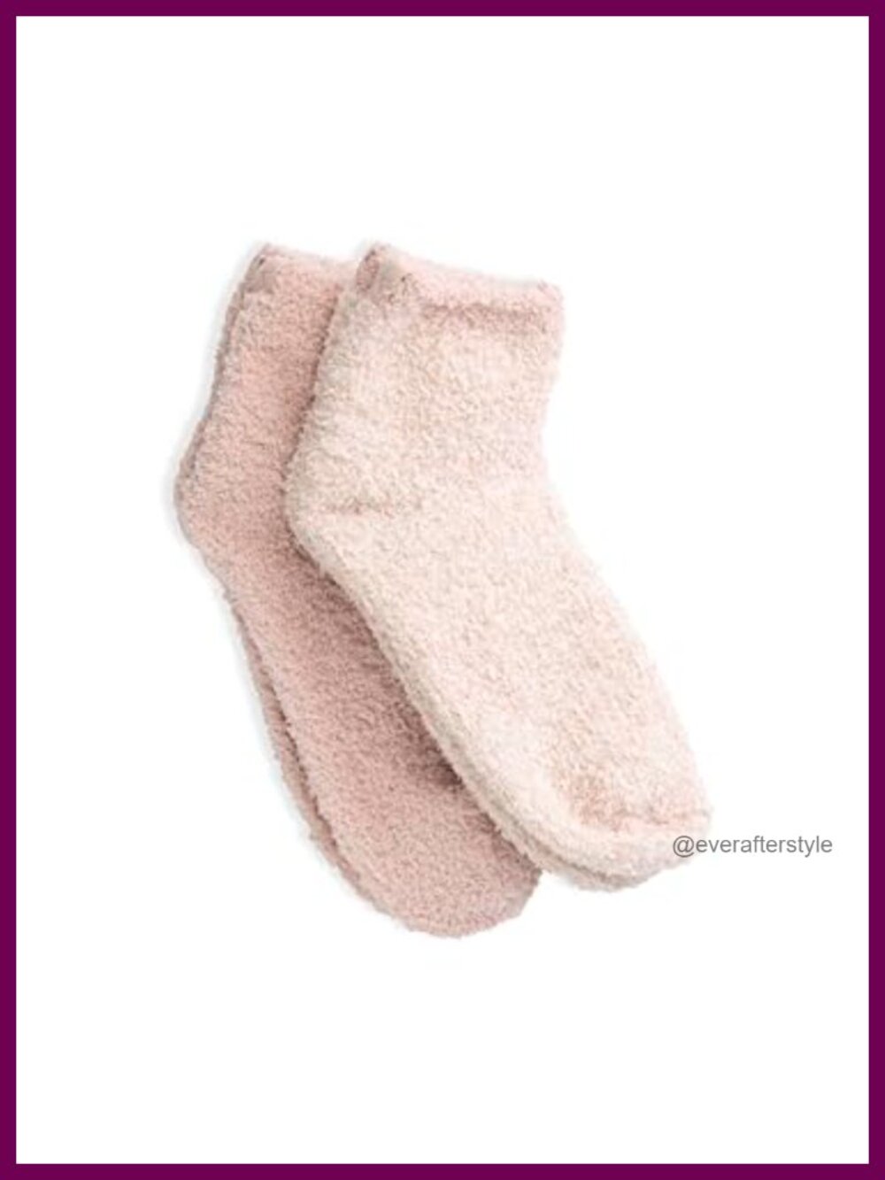 2-Pair CozyChic Plush Microfiber Short Crew Tennis Socks Set